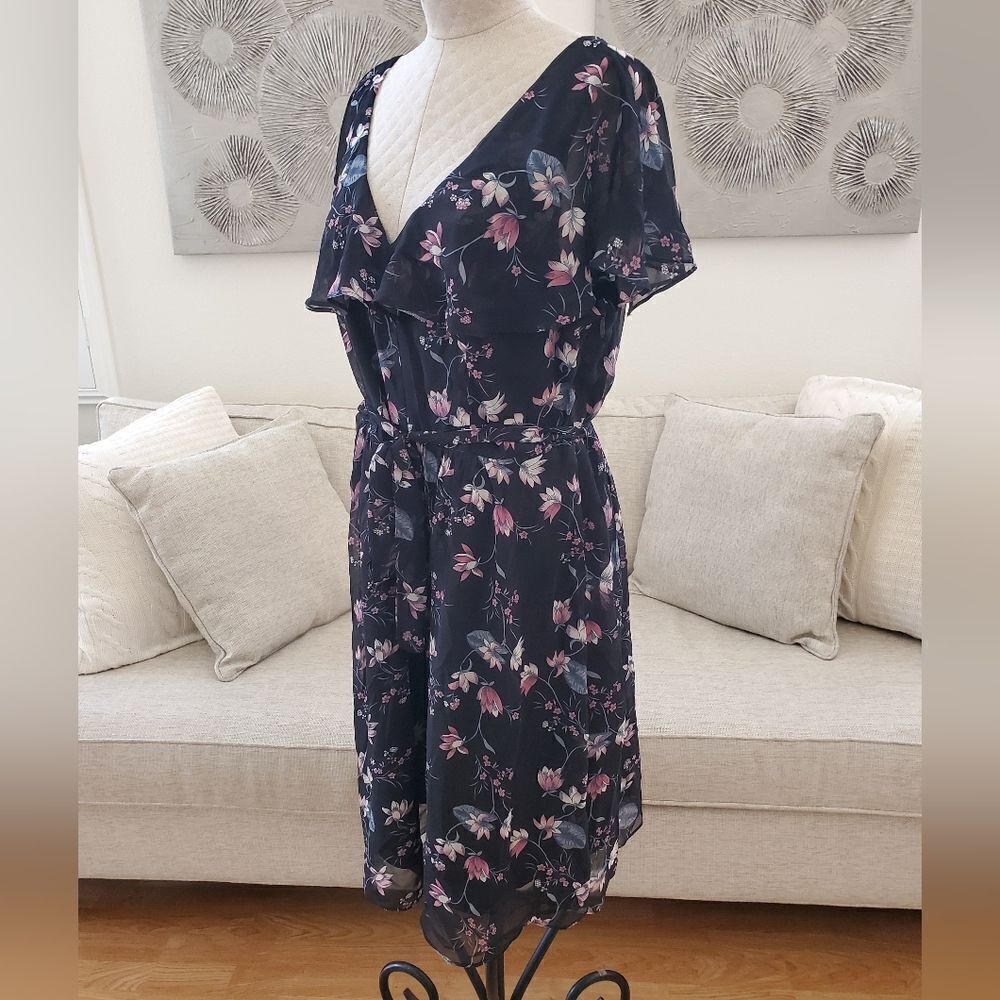City Chic 'Sweet Jasmine' Fit & Flare Dress - size 16 - Picture 7 of 15